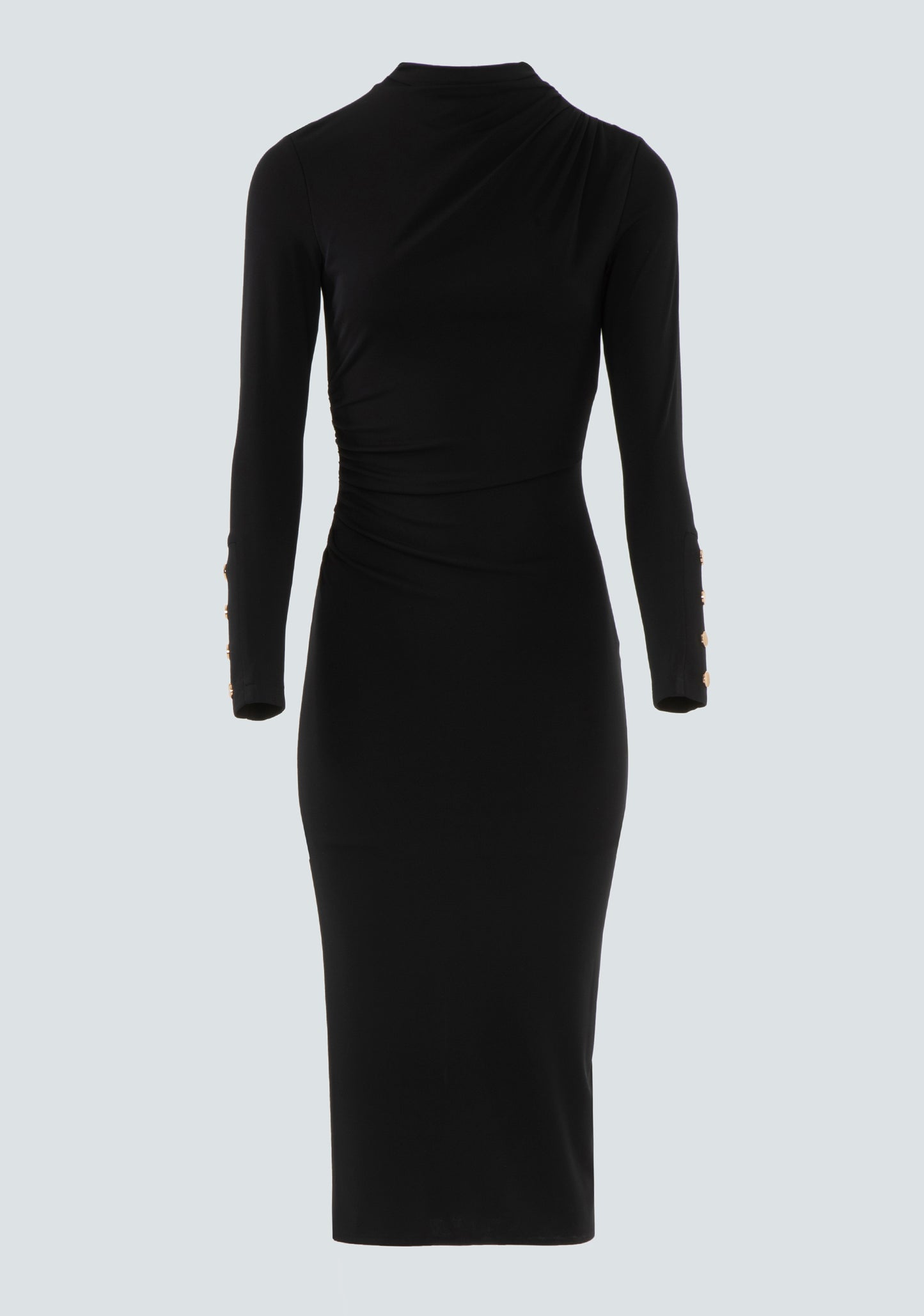 VESTIDO CUELLO CHIMENEA - FRACOMINA