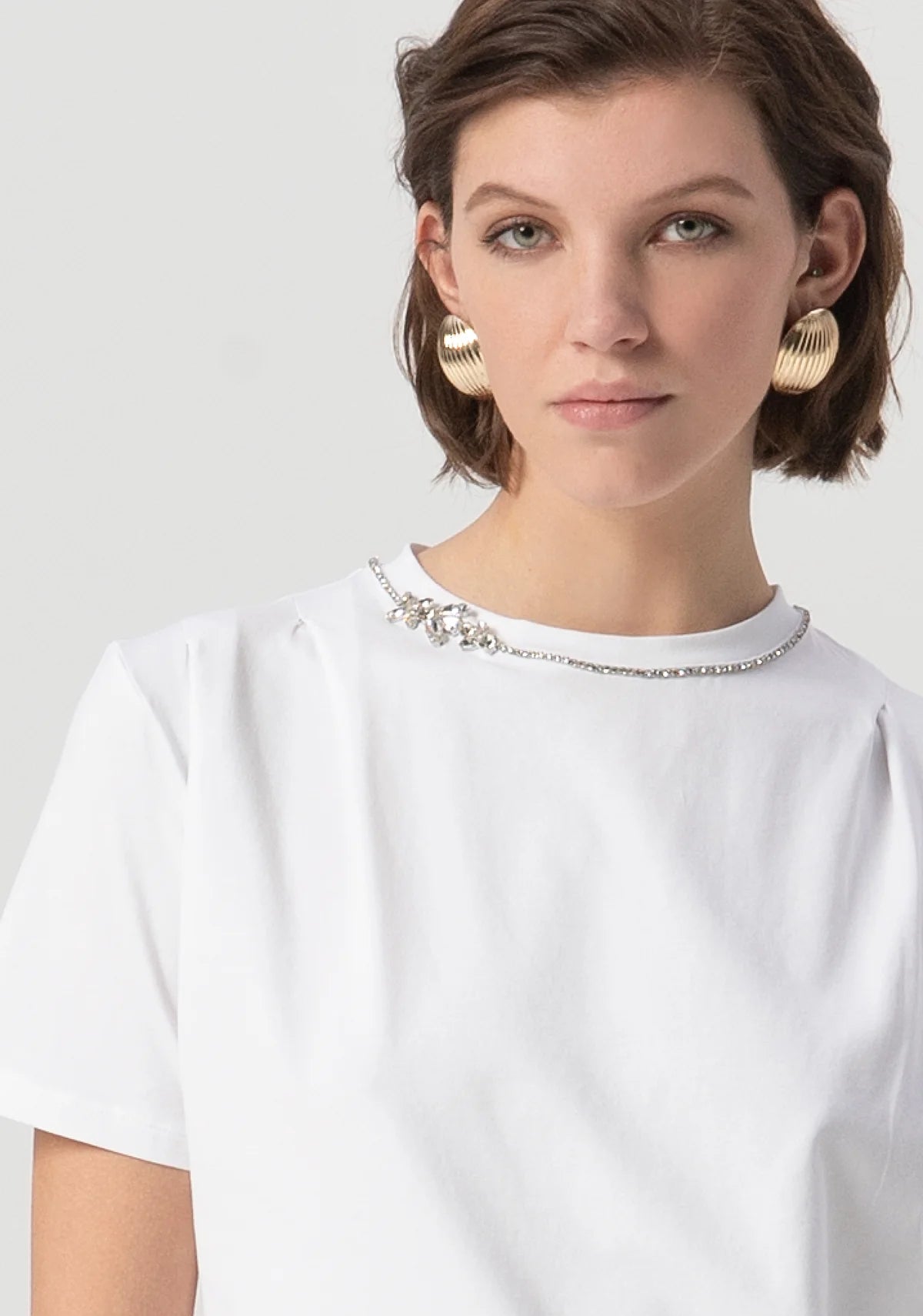 CAMISETA PLIEGUE REGULAR - FRACOMINA