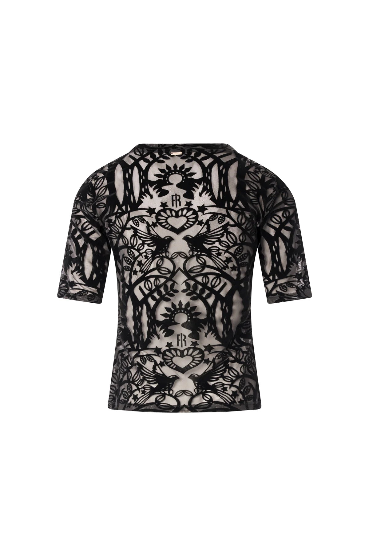 CAMISETA CON TERCIOPELO - FRACOMINA