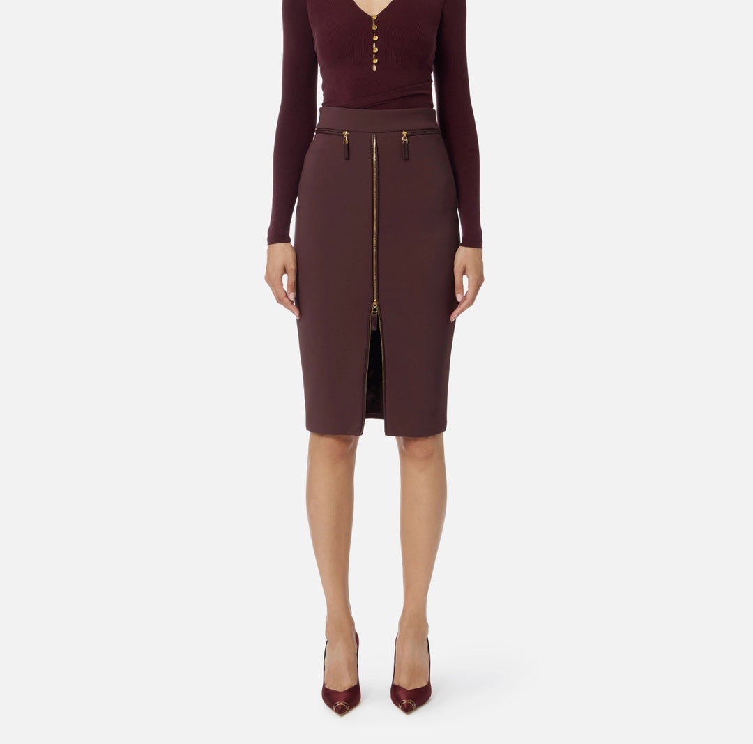 FALDA LÁPIZ CREMALLERA - ELISABETTA FRANCHI
