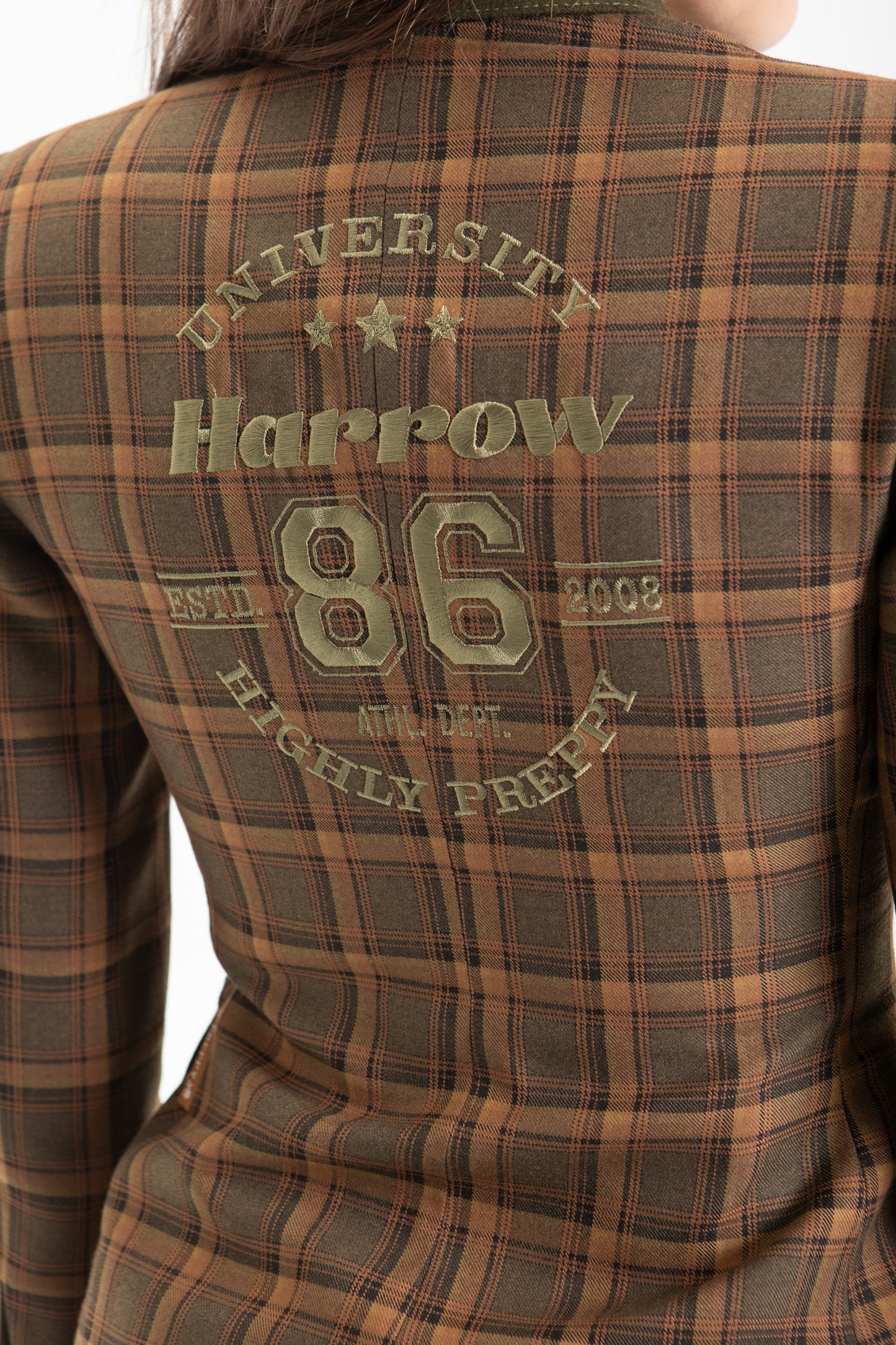 CHAQUETA CUADROS VERDE - HIGHLY PREPPY