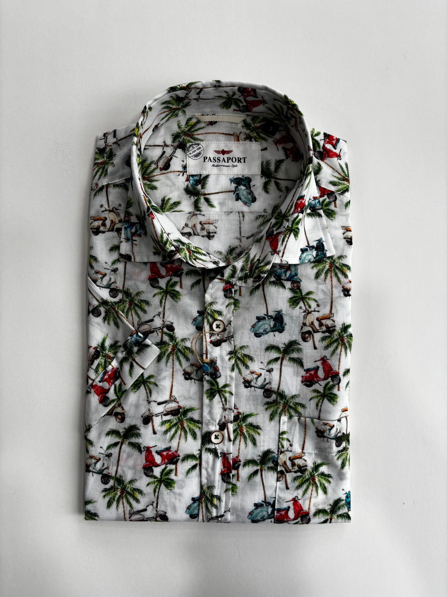CAMISA ESTAMPADO MOTOS - PASSAPORT