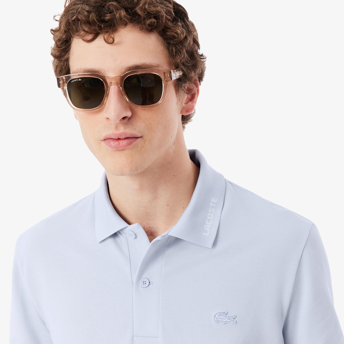 POLO LOGO CUELLO - LACOSTE
