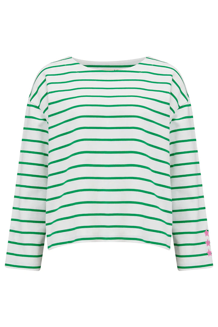 CAMISETA RAYAS MANGA ESTRELLAS - SUGARHILL