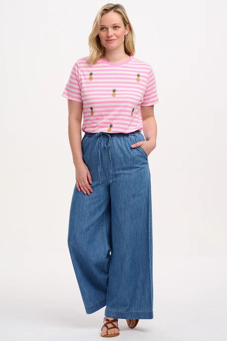 CAMISETA BORDADO PIÑA - SUGARHILL
