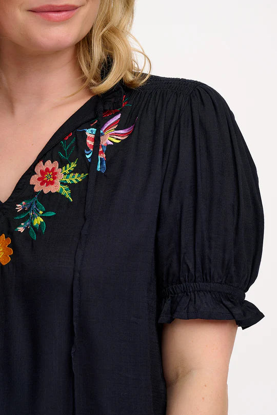 BLUSA BORDADA FLORES - SUGARHILL