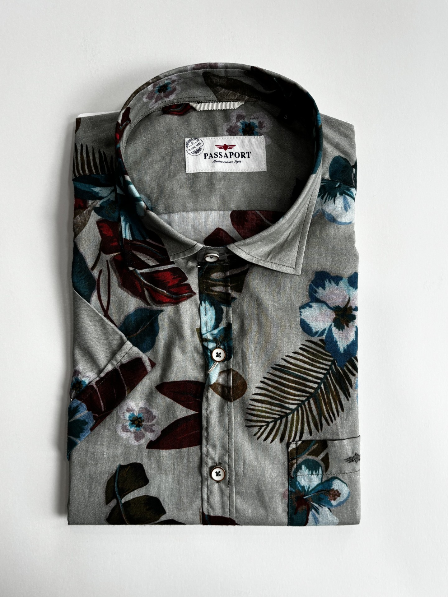 CAMISA ESTAMPADA FLORES - PASSAPORT