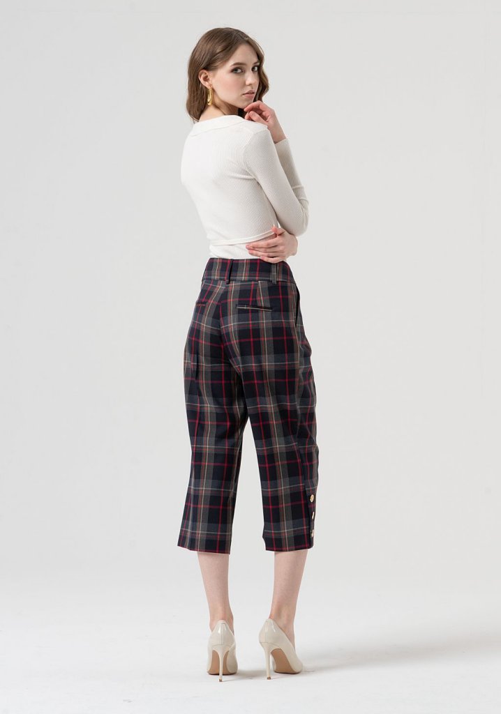 PANTALÓN CROPPED PINZA - FRACOMINA