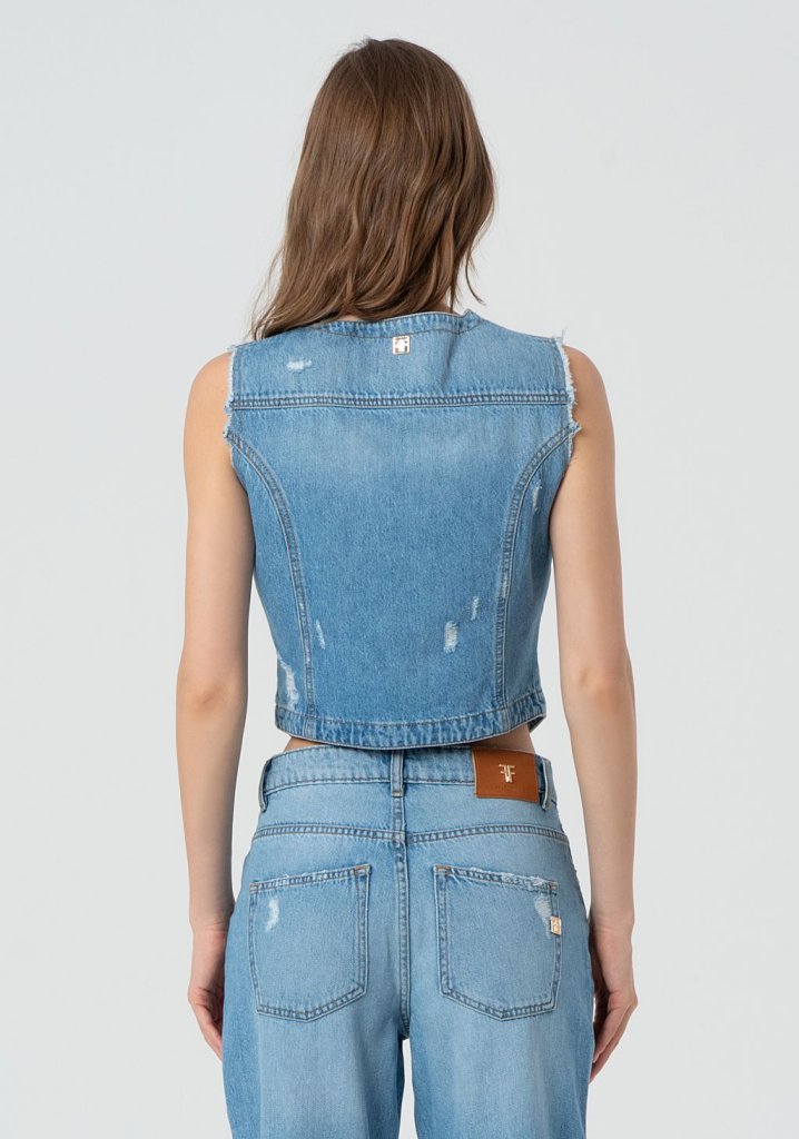 CHALECO DENIM - FRACOMINA