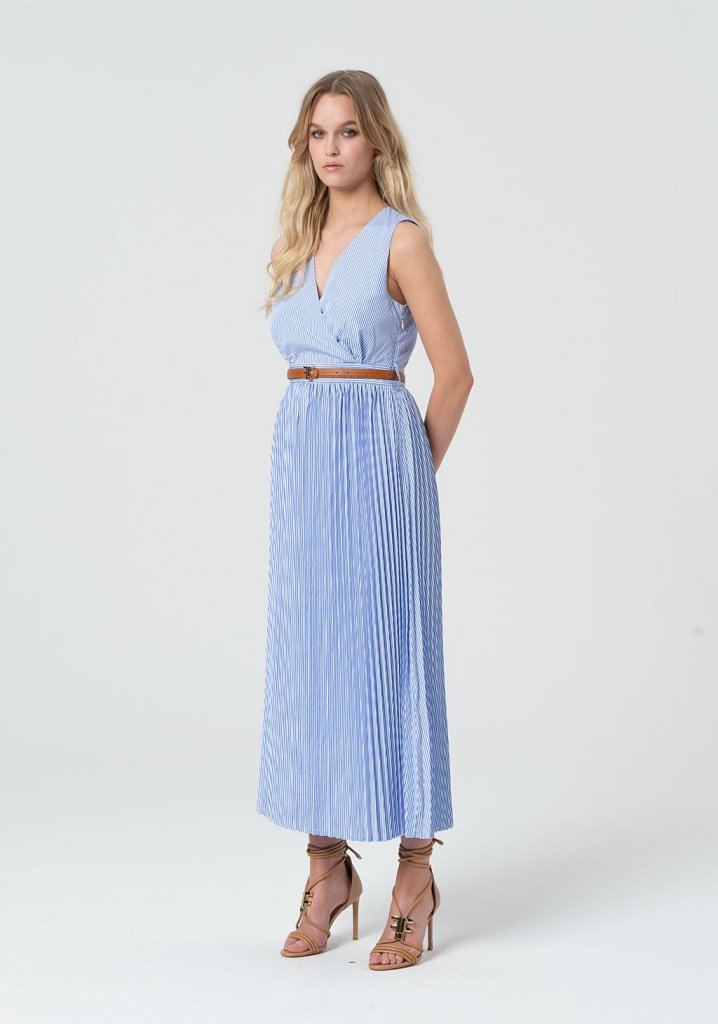 VESTIDO PLISADO - FRACOMINA