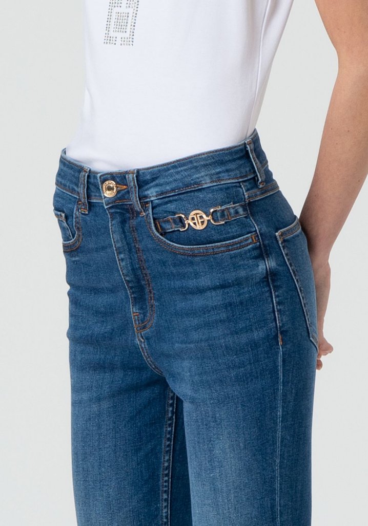 PANTALÓN DENIM TOBILLERO - FRACOMINA