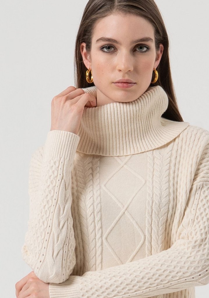 JERSEY CUELLO VUELTO - FRACOMINA