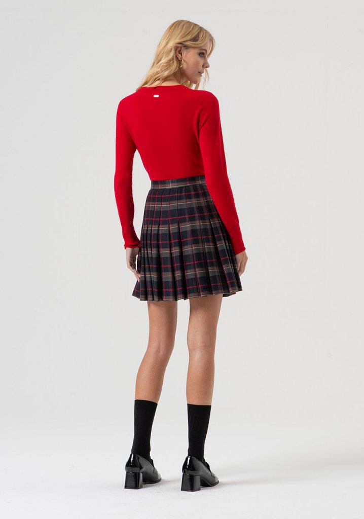 FALDA PLISADA MINI - FRACOMINA