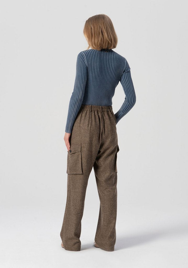 PANTALÓN CARGO ATRIGADO - FRACOMINA
