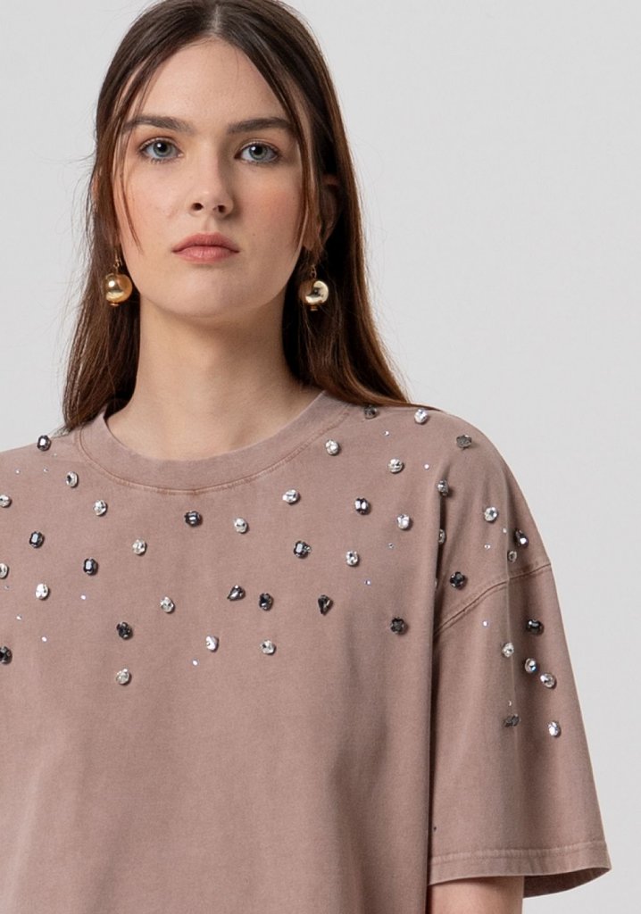 CAMISETA EMBELLISHED - FRACOMINA