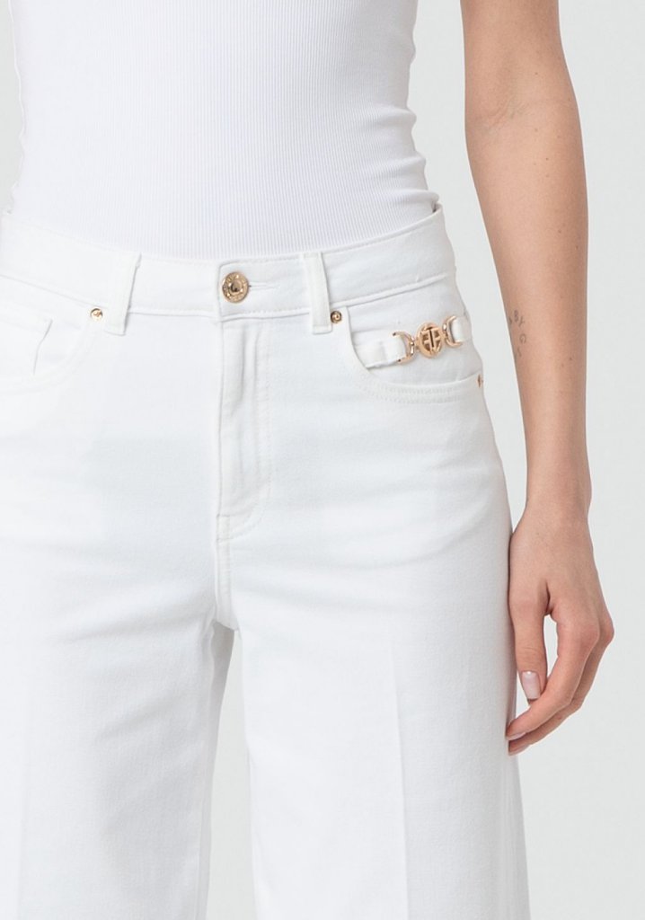 PANTALÓN PALAZZO DENIM - FRACOMINA