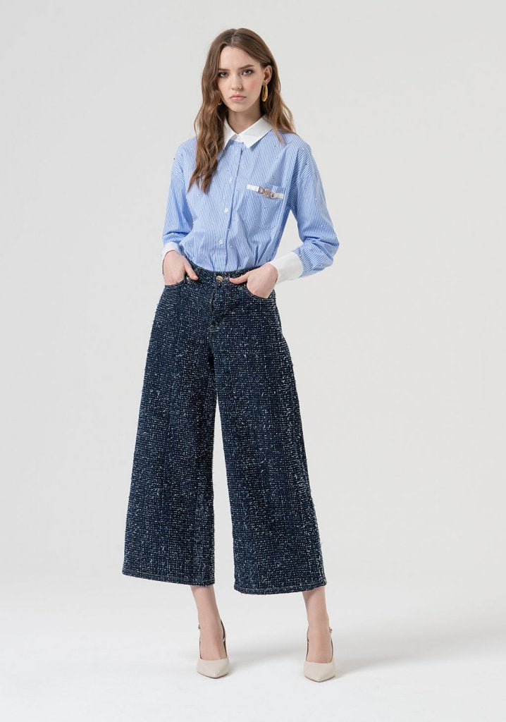 CAMISA OVERSIZE RAYAS - FRACOMINA