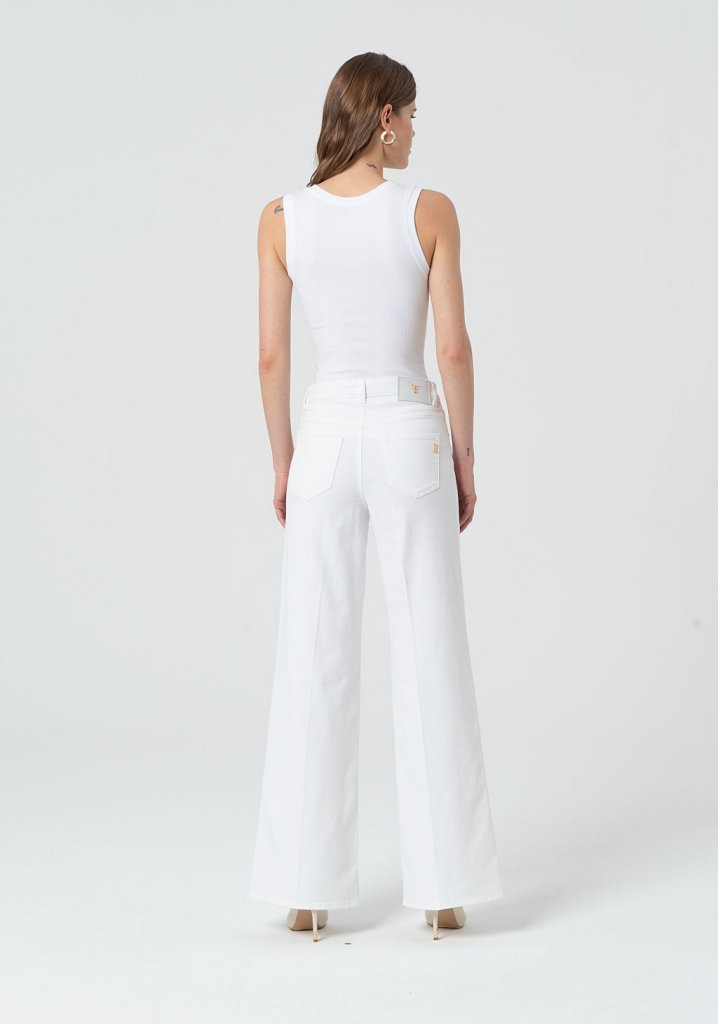 PANTALÓN PALAZZO DENIM - FRACOMINA