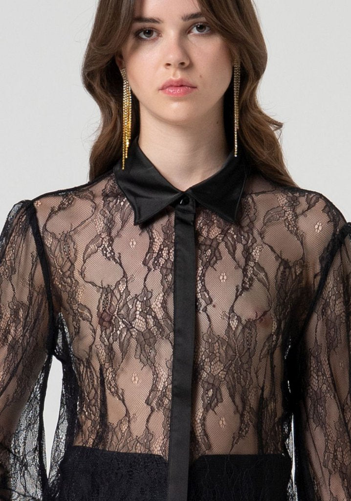 BLUSA ENCAJE - FRACOMINA