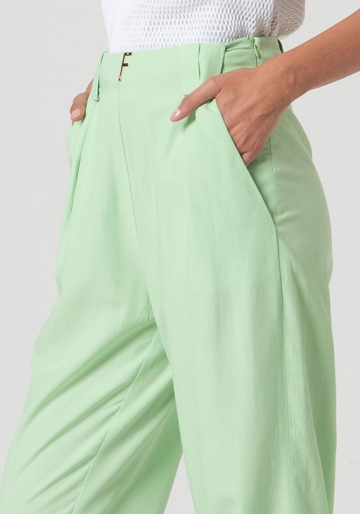 PANTALÓN RECTO MENTA - FRACOMINA