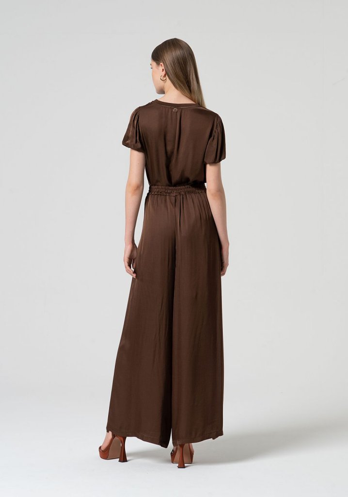 PANTALÓN PALAZZO SATÉN - FRACOMINA