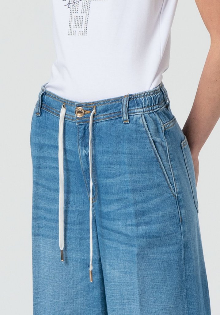 PANTALÓN DENIM GOMA CINTURA - FRACOMINA