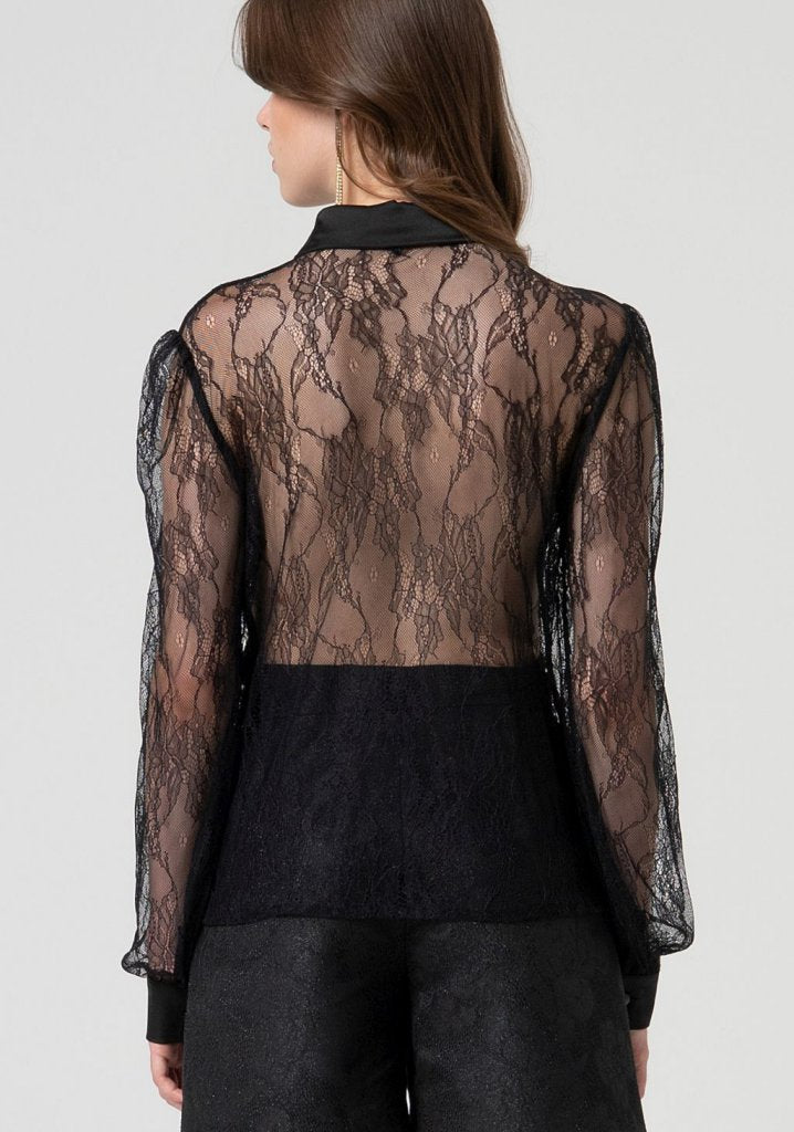 BLUSA ENCAJE - FRACOMINA