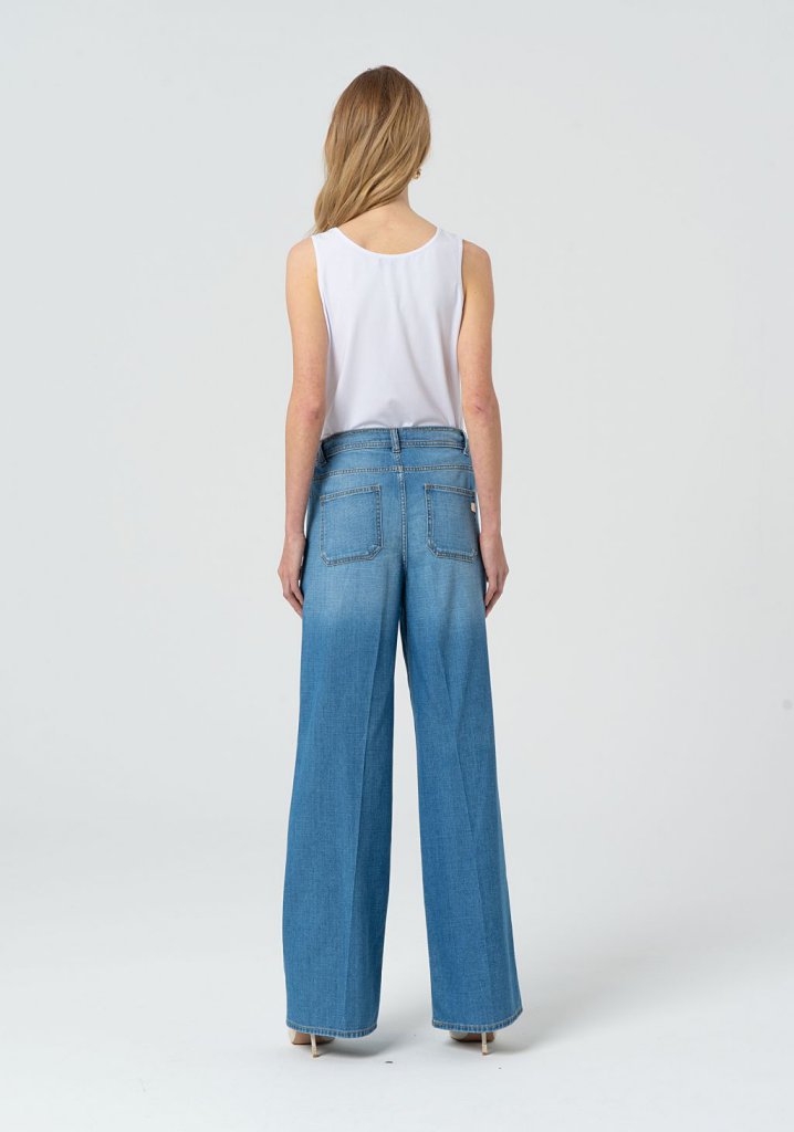 PANTALÓN DENIM GOMA CINTURA - FRACOMINA