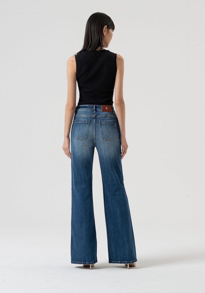 PANTALÓN BOTONES JOYA DENIM - FRACOMINA