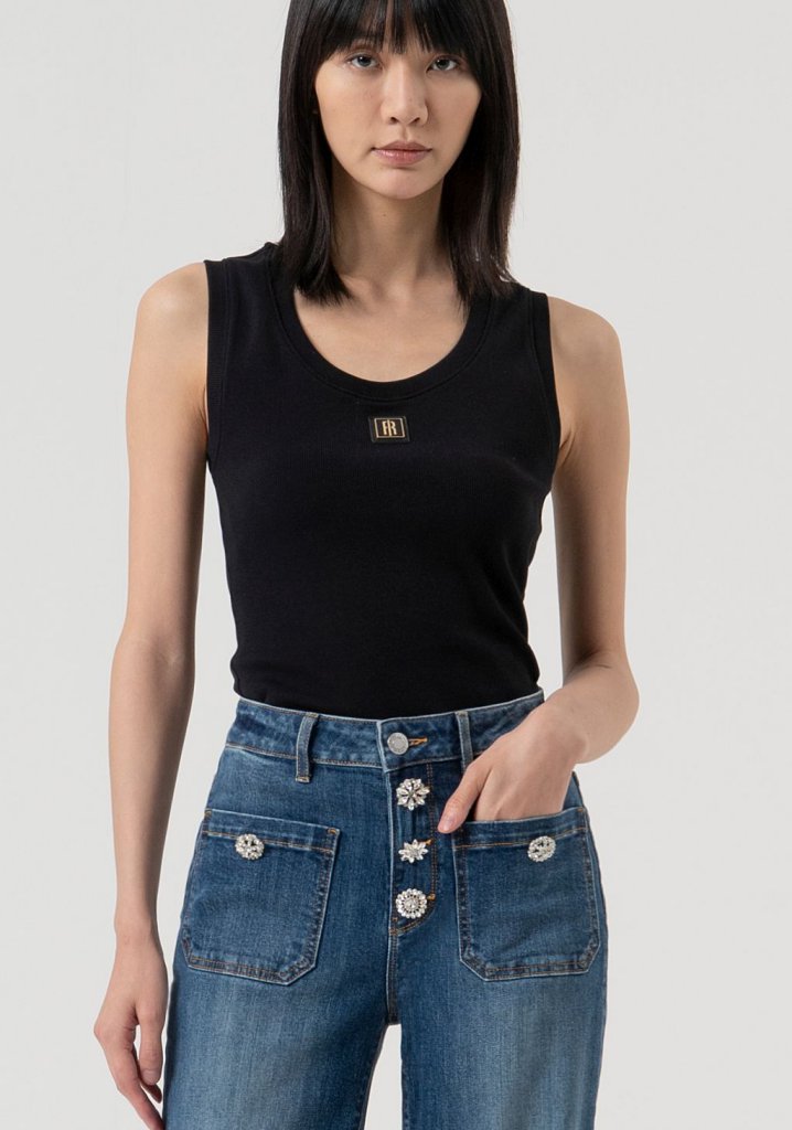 PANTALÓN BOTONES JOYA DENIM - FRACOMINA