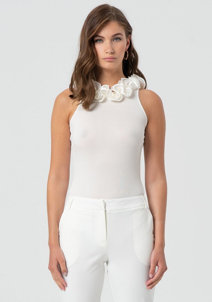 BODY VOLANTE CUELLO - FRACOMINA