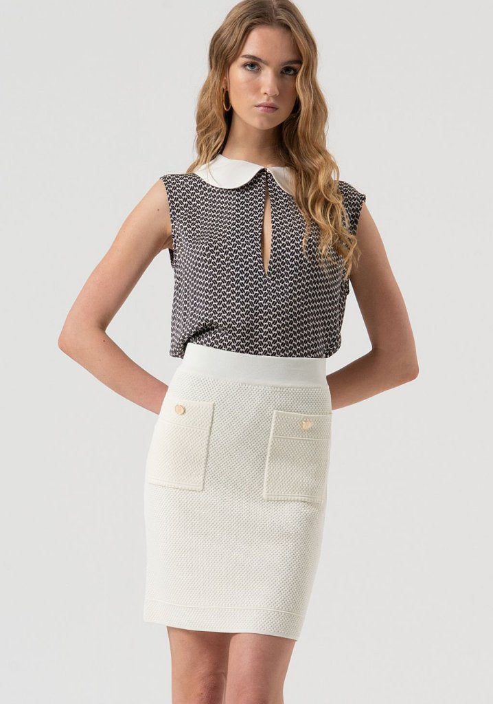 FALDA MINI LANA - FRACOMINA