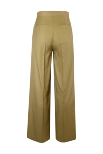 PANTALÓN RECTO PLIEGUES BEIGE - SAHOCO
