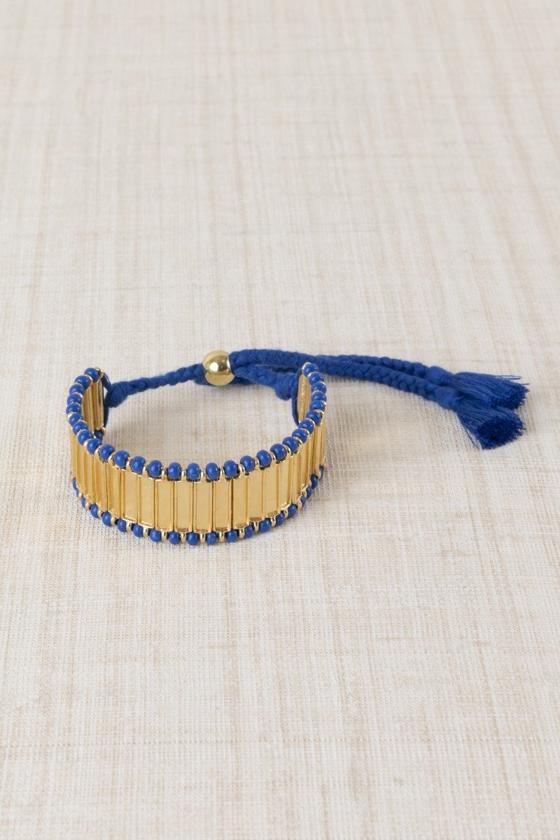 PULSERA ABANICO METALIZADO - LATIDO