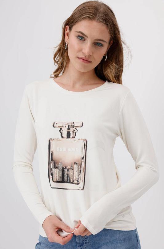 CAMISETA DIBUJO STRASS - MONARI