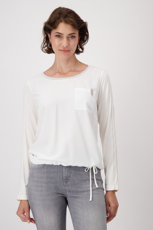 BLUSA CUELLO PLATA - MONARI