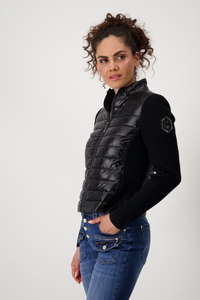 CHAQUETA CON MANGAS DE PUNTO - MONARI