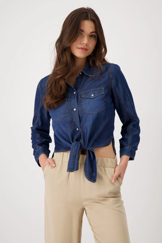 BLUSA DENIM LAZO - MONARI