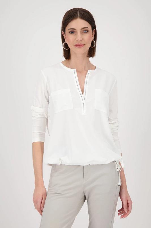 BLUSA COMBINADA AJUSTABLE - MONARI