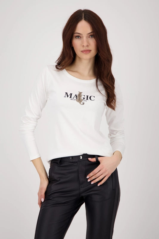 CAMISETA STRASS LEOPARDO - MONARI