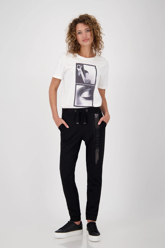 PANTALÓN STRASS LATERAL - MONARI