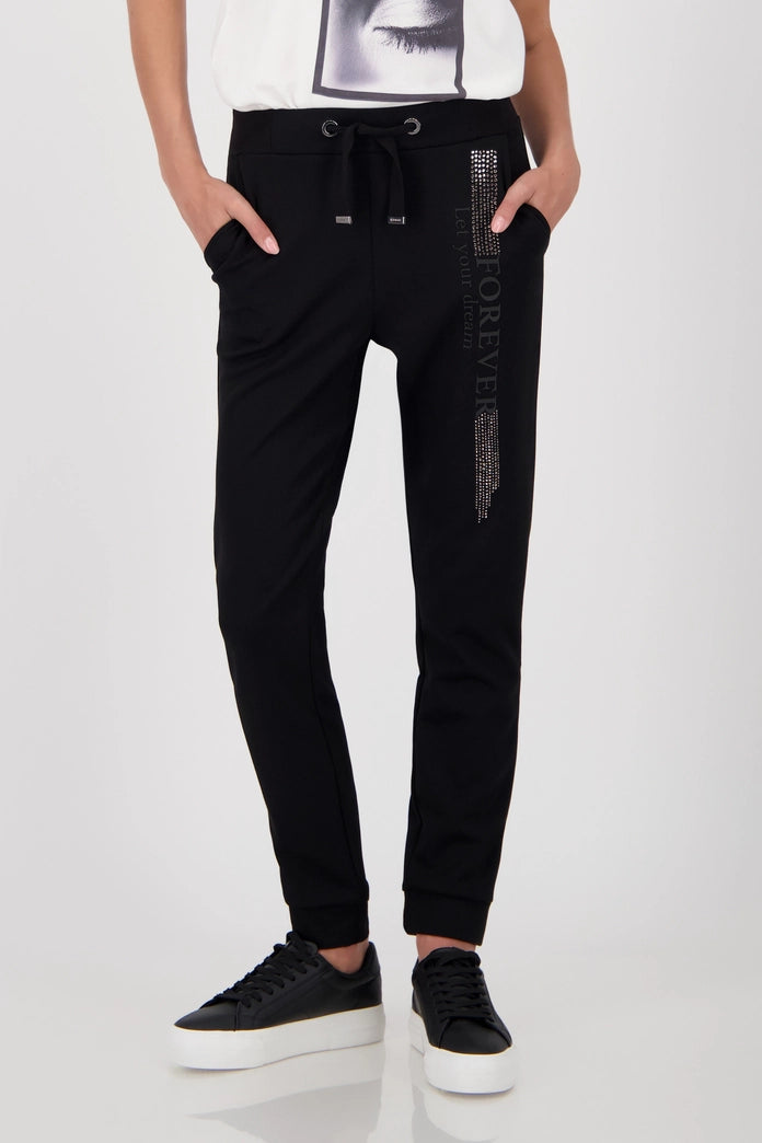 PANTALÓN STRASS LATERAL - MONARI