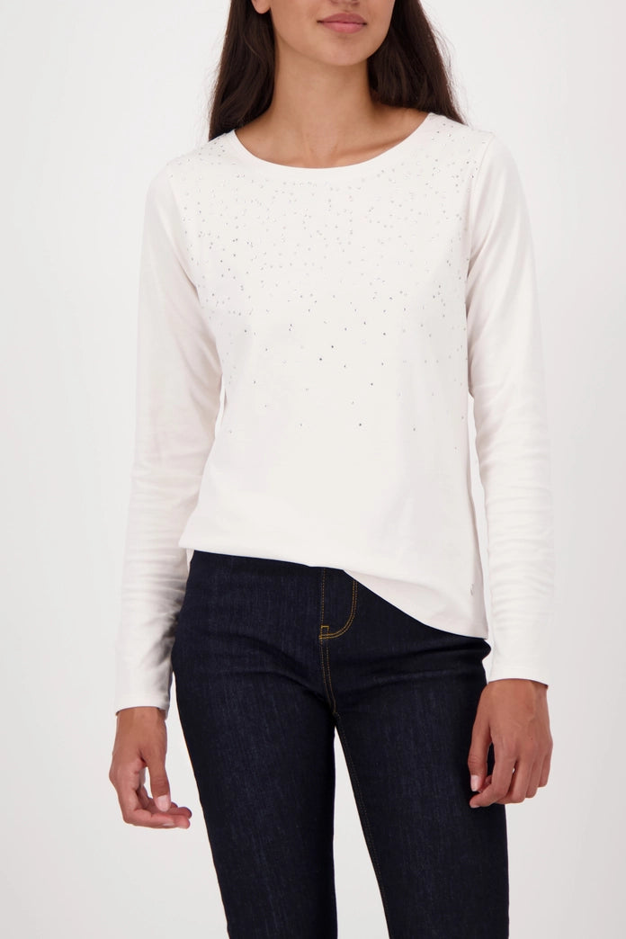 CAMISETA ADORNO PEDRERÍA  - MONARI