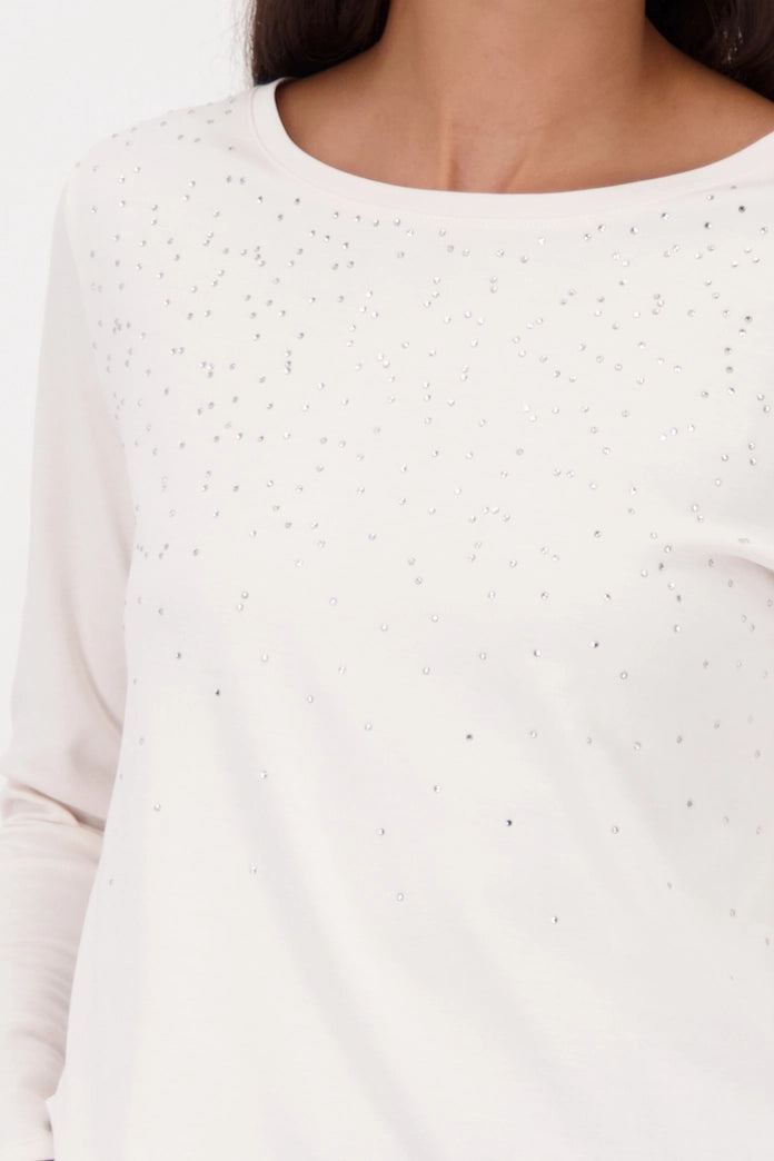 CAMISETA ADORNO PEDRERÍA  - MONARI