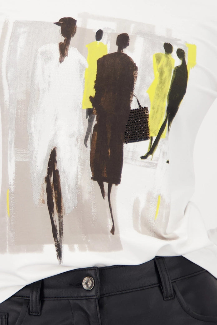 CAMISETA ESTAMPADA PINTURA - MONARI