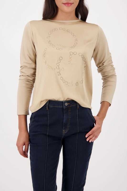 BLUSA-CAMISA SATINADA - MONARI