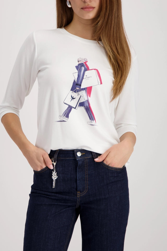CAMISETA LETTERING - MONARI