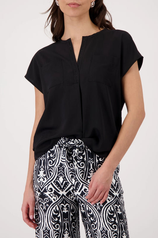 BLUSA STRASS ESCOTE - MONARI