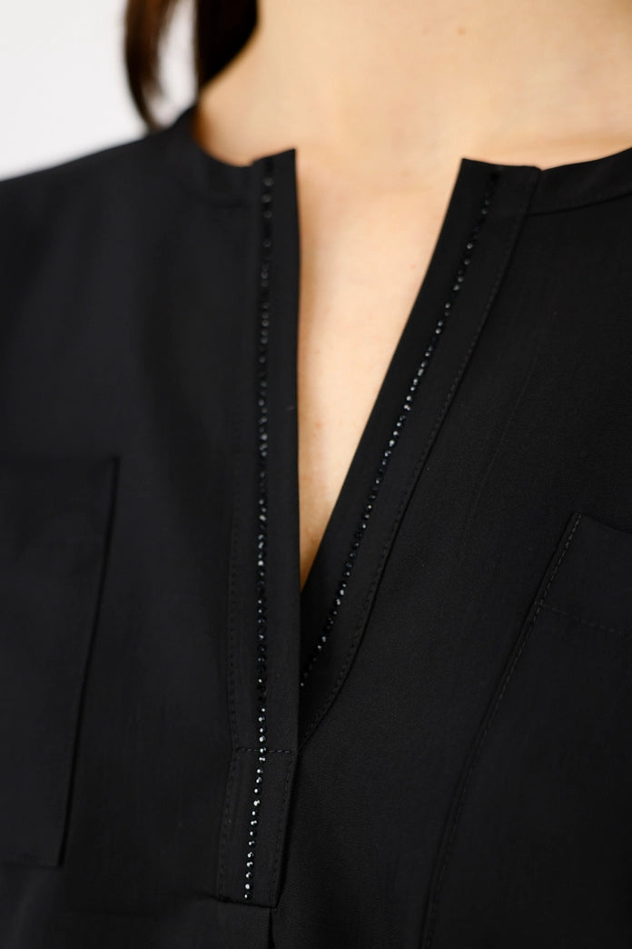BLUSA STRASS ESCOTE - MONARI