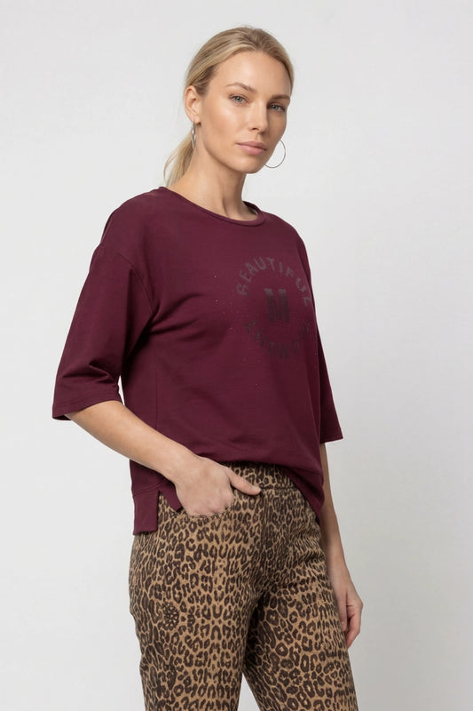 SUDADERA LETRAS DECORATIVAS - MONARI